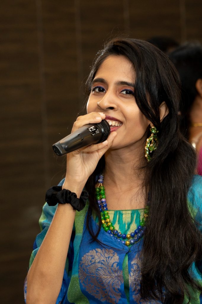 Celebrity Emcee Nandhini Aravindan from Chennai