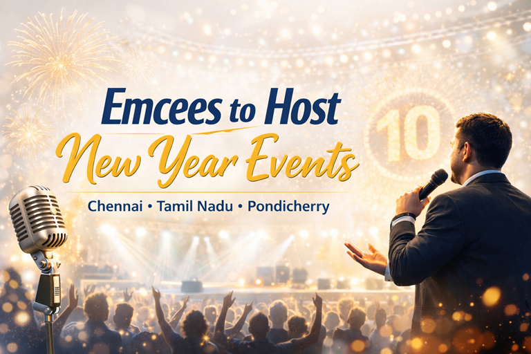 Emcees for New Year Party Events in Puducherry Chennai and Tamilnadu