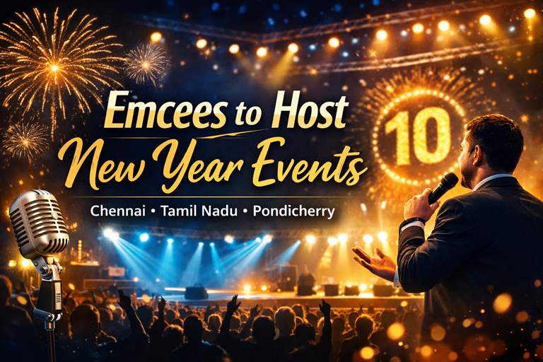 Event Emcees for New Year Party Events in Puducherry Chennai Tamilnadu